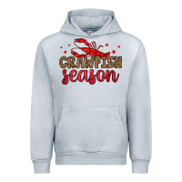 Heather Grey crawfish season Urban Hoodie - OliviaCreatesArt