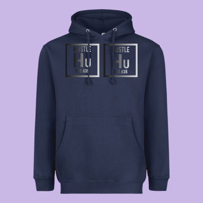 Hustle Harder Neon Heavyweight Hoodie Designed By Bettercallsaul