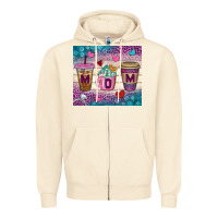 Sandshell Western Mom Coffee Cups Tumbler Zipper Hoodie - BundleAndBundleShop