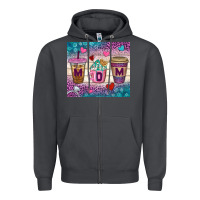 Smoke Western Mom Coffee Cups Tumbler Zipper Hoodie - BundleAndBundleShop