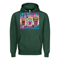 Sports Green Western Mom Coffee Cups Tumbler Zipper Hoodie - BundleAndBundleShop
