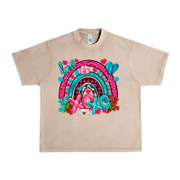 French Oak xo xo rainbow valentine Urban Heavy Tee - NancyCooperArtShop
