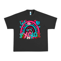 Pigment Black xo xo rainbow valentine Urban Heavy Tee - NancyCooperArtShop