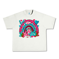 Pistachio xo xo rainbow valentine Urban Heavy Tee - NancyCooperArtShop