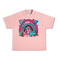 Salmon xo xo rainbow valentine Urban Heavy Tee - NancyCooperArtShop