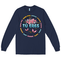 Navy tu eres inspiration Long Sleeve Tee - MaliasSmallBusiness