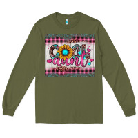 Army Green cool aunt Long Sleeve Tee - JahusDesignShop