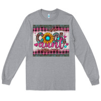 Heather Grey cool aunt Long Sleeve Tee - JahusDesignShop