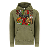 Vintage Olive santa's favorite cxm Vintage Hoodie - Jasminsmagicworld