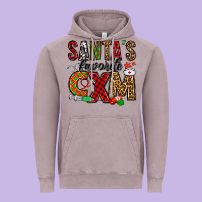 Santa's Favorite Cxm Vintage Hoodie Designed By Jasminsmagicworld