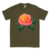 Army Green chicago peace rose Classic Tee - LillyAllenDesigns