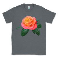 Charcoal Heather chicago peace rose Classic Tee - LillyAllenDesigns