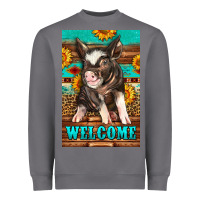Storm western pig garden Heavyweight Sweatshirt - LillyAllenDesigns