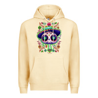 Pina Colada Mexican Day of dead sugar skull Premium Hoodie - NancyCooperArtShop