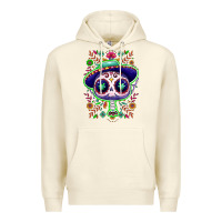 Sandshell Mexican Day of dead sugar skull Premium Hoodie - NancyCooperArtShop