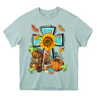 Arona western thankful cross pumpkin Heavy Core Tee - BarkalooDesign