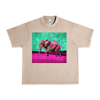 French Oak colorful elephant Urban Heavy Tee - LillyAllenDesigns