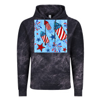 Cloud Black 4th of july firecracker and star seamless  pattern Vintage Hoodie - BundleAndBundleShop