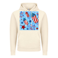 Vintage Artic 4th of july firecracker and star seamless  pattern Vintage Hoodie - BundleAndBundleShop