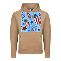 Vintage Coffee 4th of july firecracker and star seamless  pattern Vintage Hoodie - BundleAndBundleShop
