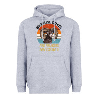 Heather Grey Because Goats Are Freaking Awesome Heavyweight Hoodie - Bettercallsaul