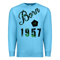 Ocean Blue Born In 1957 Premium Sweatshirt - Bettercallsaul
