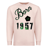 Pale Pink Born In 1957 Premium Sweatshirt - Bettercallsaul