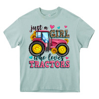 Arona just a girl who loves tractors Heavy Core Tee - Zillion Design Studio