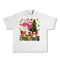 Lunar Rock flamingo merry christmas Urban Heavy Tee - AdoDesignShop