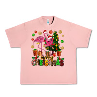 Salmon flamingo merry christmas Urban Heavy Tee - AdoDesignShop