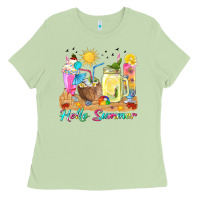 Matcha hello summer drinks Ladies Tee - texasbilliewilder