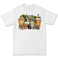 White safari animals coffee cups Premium Tee - Zillion Design Studio