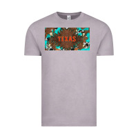 Vintage Zinc western texas and bullskulls with turquoise and leopard licanse plate Vintage Tee - Artiststas