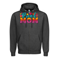 Charcoal Heather Proud Mom Lesbian Zipper Hoodie - BundleAndBundleShop