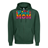 Sports Green Proud Mom Lesbian Zipper Hoodie - BundleAndBundleShop