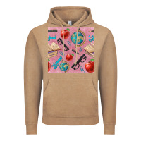 Vintage Coffee Teacher Seamless Pattern Vintage Hoodie - BundleAndBundleShop