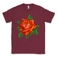 Burgundy tropicana rose Classic Tee - LillyAllenDesigns