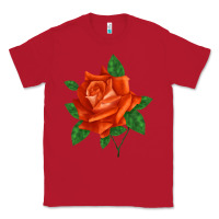 Red tropicana rose Classic Tee - LillyAllenDesigns
