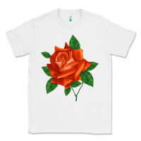White tropicana rose Classic Tee - LillyAllenDesigns