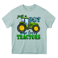 Arona just a boy who loves tractors Heavy Core Tee - Zillion Design Studio