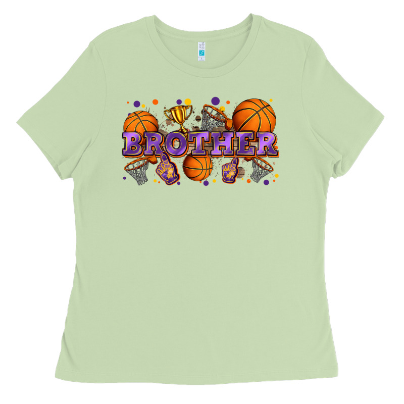 Brother Basketball Ladies Tee by Zillion Design Studio | Teevron