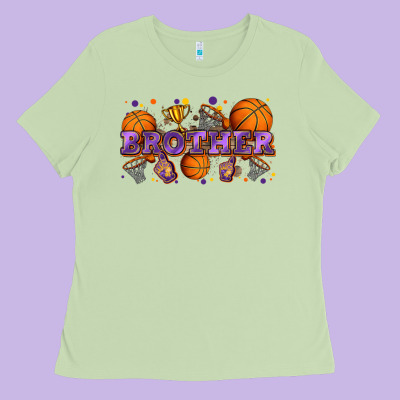 Brother Basketball Ladies Tee Designed By Zillion Design Studio