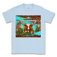 Dusty Blue longhorn tumbler Classic Tee - AdoDesignShop