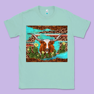 Longhorn Tumbler Classic Tee Designed By Adodesignshop