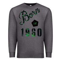 Charcoal Heather Born In 1960 Premium Sweatshirt - Bettercallsaul