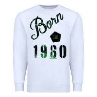 White Born In 1960 Premium Sweatshirt - Bettercallsaul