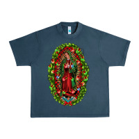 Midnight Navy our lady of guadalupe christmas Urban Heavy Tee - Jasminsmagicworld