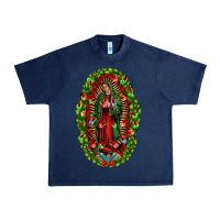 Navy our lady of guadalupe christmas Urban Heavy Tee - Jasminsmagicworld