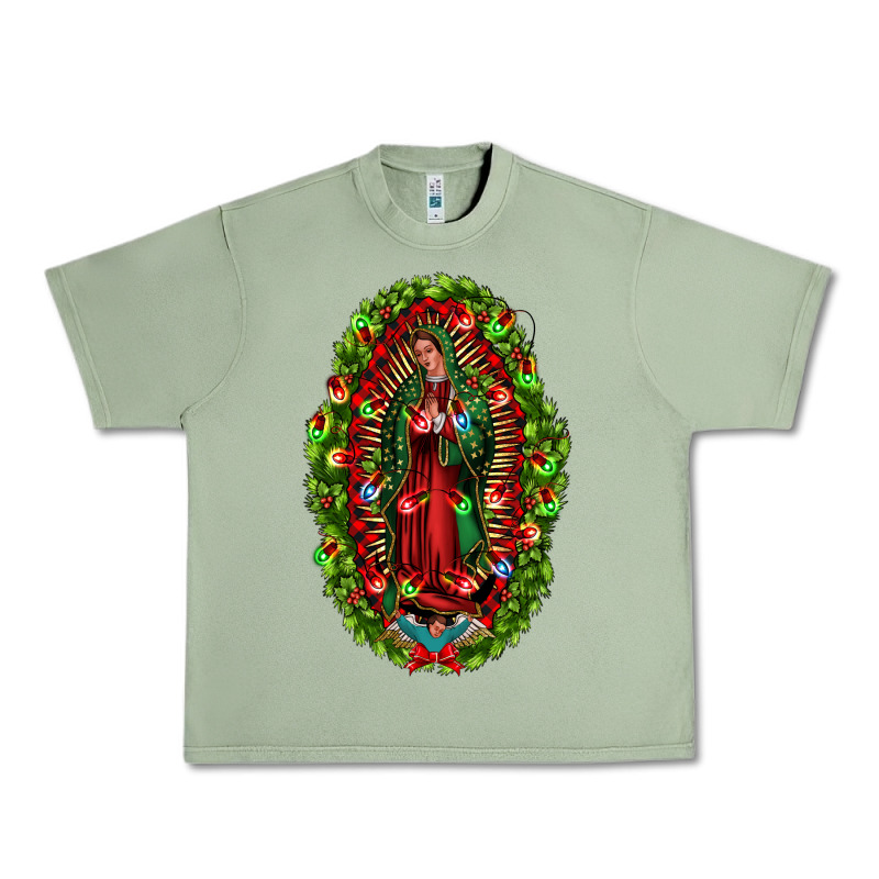 Our Lady Of Guadalupe Christmas Urban Heavy Tee by Jasminsmagicworld | Teevron