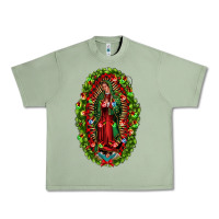 Oil Green our lady of guadalupe christmas Urban Heavy Tee - Jasminsmagicworld